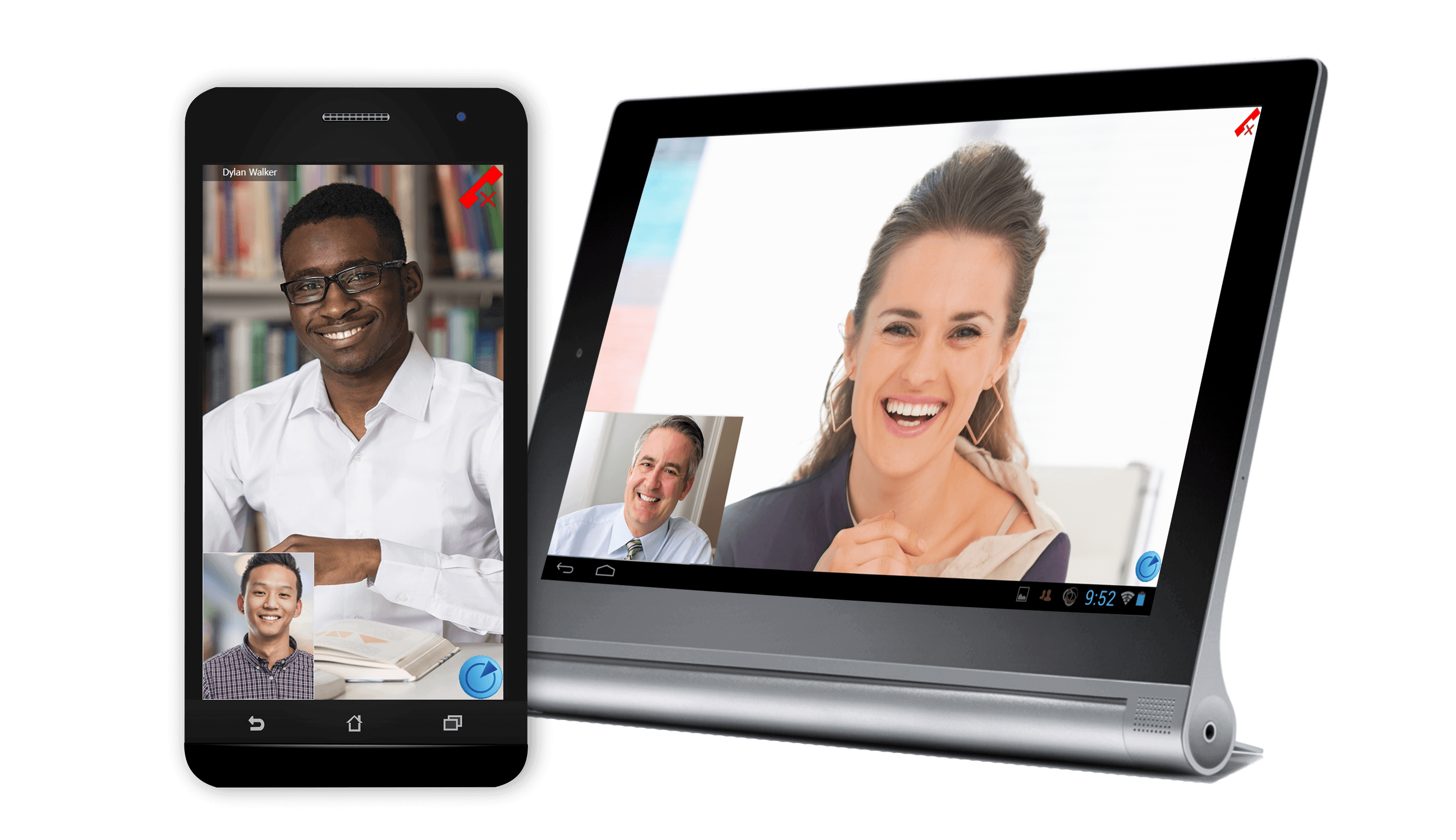 High-quality video conferencing