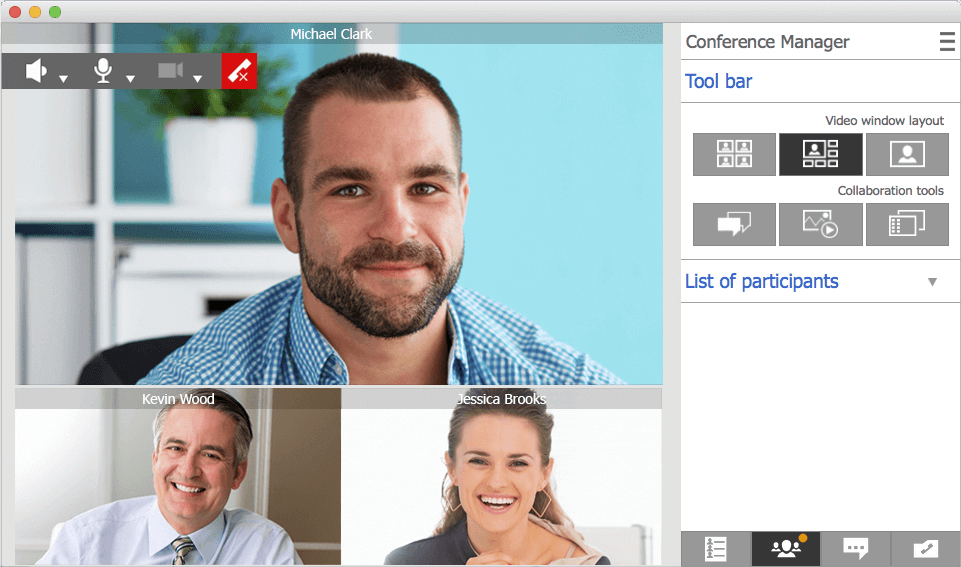 High-quality video conferencing