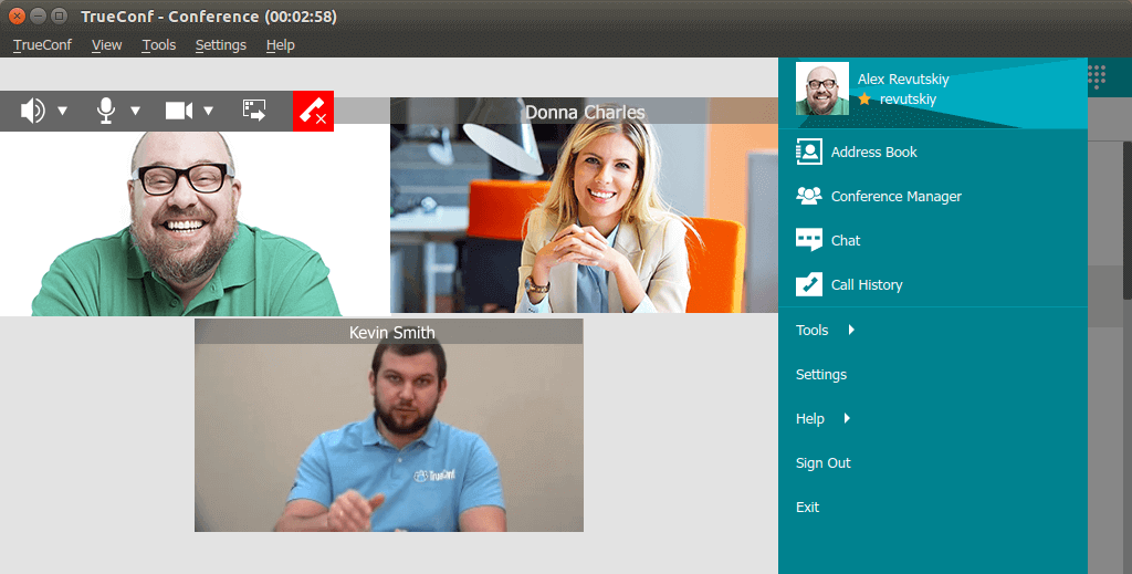 TrueConf Video Conferencing Software for Linux TrueConf Video Conferencing Software for Linux